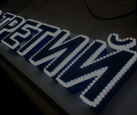 Изготовление объемных букв в Белгороде