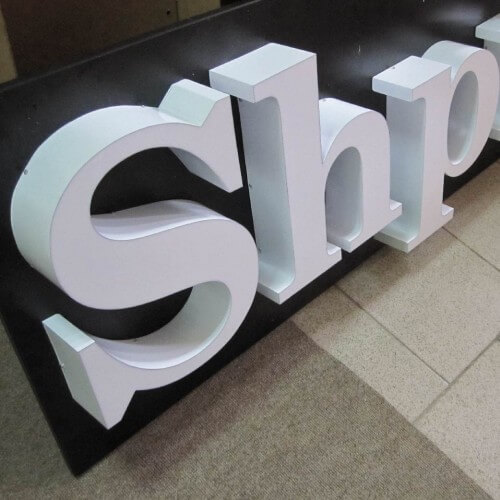 Изготовление объемных букв в Белгороде