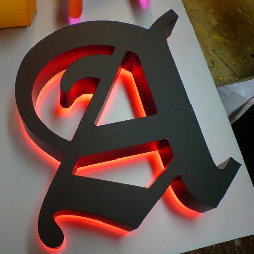 Изготовление объемных букв в Белгороде